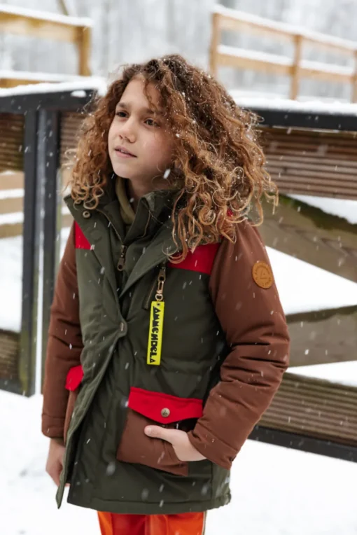 Ammehoela | Storm-19 | Winterjas Colorblock Lizzard