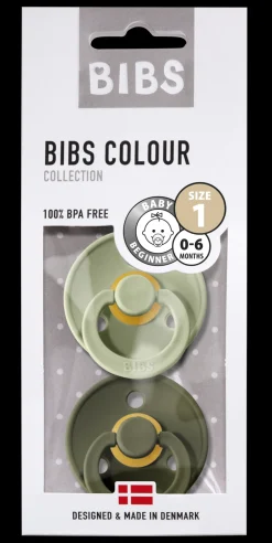 Bibs | Fopspeen Natuurrubber Blister | T1 / 0-6 Maand 2 Pack
