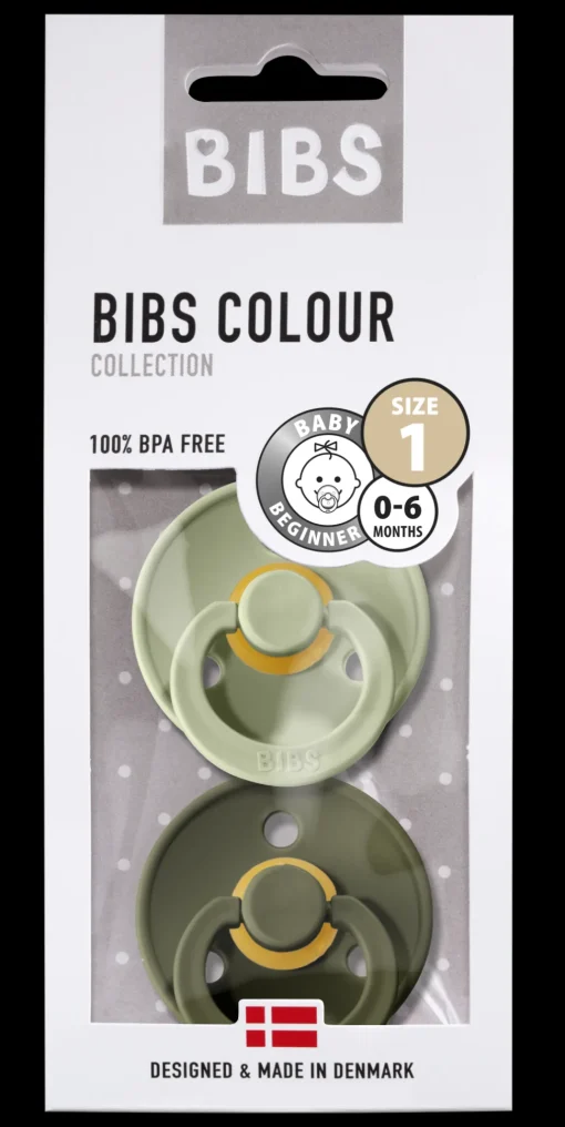 Bibs | Fopspeen Natuurrubber Blister | T1 / 0-6 Maand 2 Pack