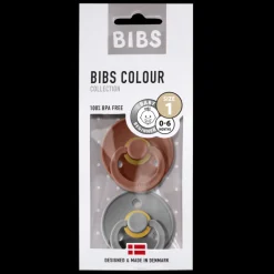 Bibs | Fopspeen Natuurrubber Blister | T1 / 0-6 Maand 2 Pack