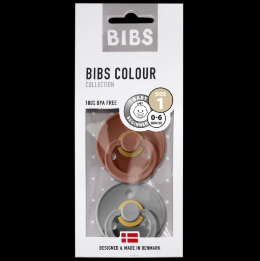 Bibs | Fopspeen Natuurrubber Blister | T1 / 0-6 Maand 2 Pack