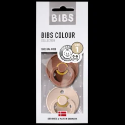 Bibs | Fopspeen Natuurrubber Blister | T1 / 0-6 Maand 2 Pack