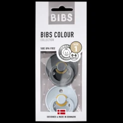 Bibs | Fopspeen Natuurrubber Blister | T1 / 0-6 Maand 2 Pack