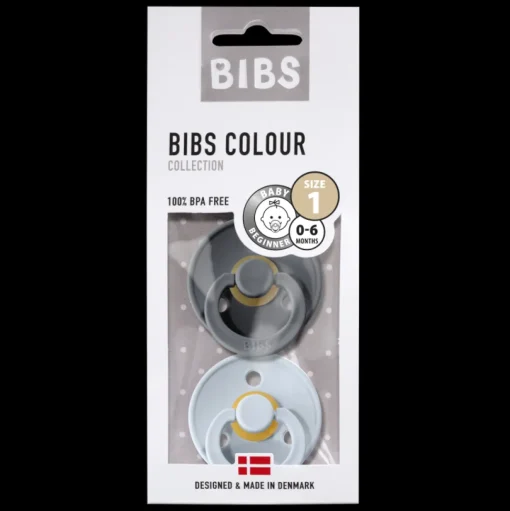 Bibs | Fopspeen Natuurrubber Blister | T1 / 0-6 Maand 2 Pack