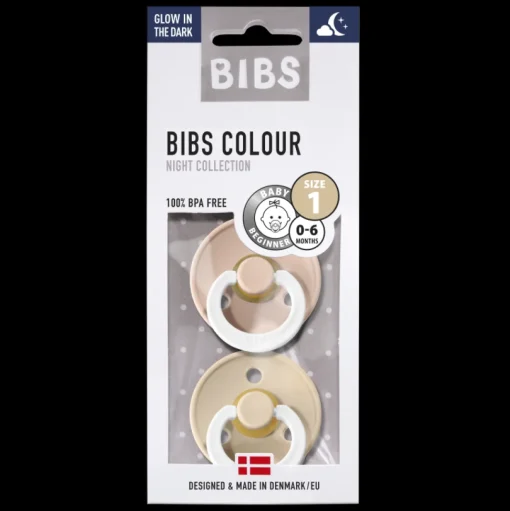 Bibs | Fopspeen Natuurrubber Blister | T1 / 0-6 Maand 2 Pack
