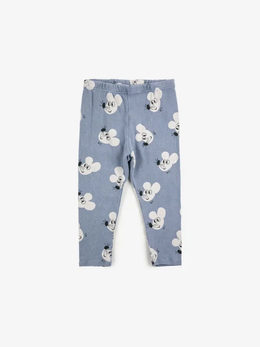 Bobo Choses | Baby Mouse All Over Leggings | Blue