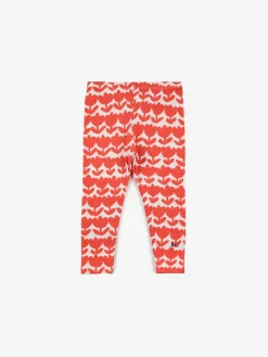 Bobo Choses | Baby Retro Flowers Leggings | White