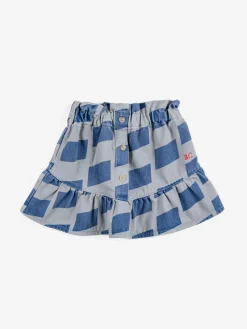 Bobo Choses | Checker Woven Skirt | Grey