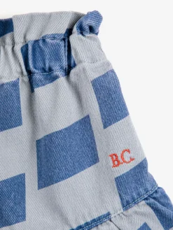 Bobo Choses | Checker Woven Skirt | Grey