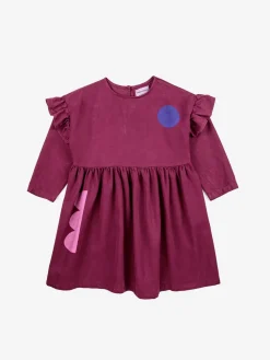 Bobo Choses | Geometric Shapes Ruffles Dress | Purple