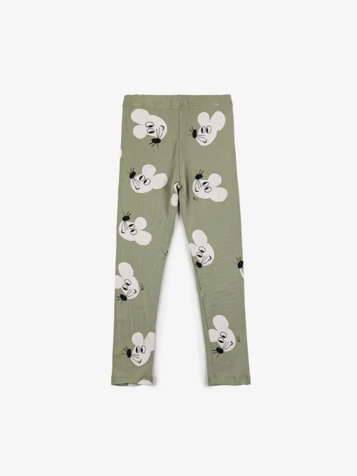 Bobo Choses | Mouse Leggings | Light Green