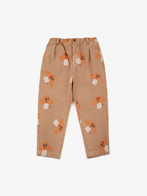 Bobo Choses | Mr. Mushroom Chino Pants | Light Brown
