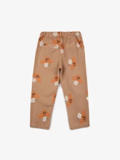 Bobo Choses | Mr. Mushroom Chino Pants | Light Brown