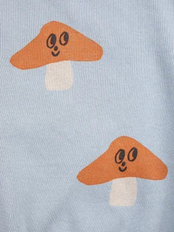 Bobo Choses | Mr. Mushroom All Over Sweatshirt | Light Blue