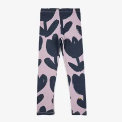 Bobo Choses | Retro Flowers All Over Leggings | Lavender
