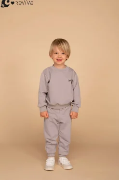 &C X Revive | Kids Joggingsbroek Boy | Grijs