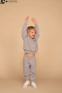 &C X Revive | Kids Joggingsbroek Boy | Grijs
