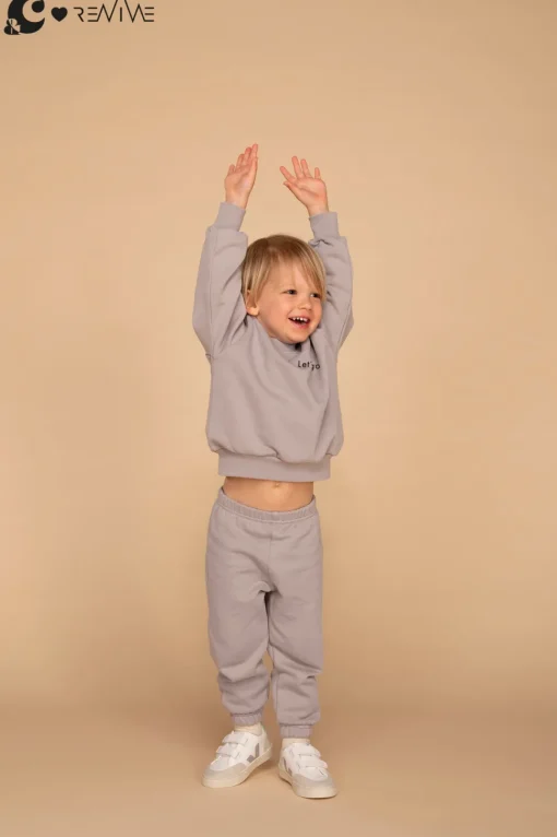&C X Revive | Kids Joggingsbroek Boy | Grijs