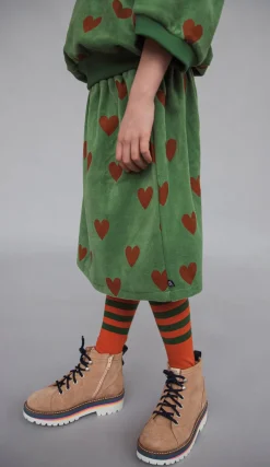 Carlijnq | Striped Tights | Orange + Green