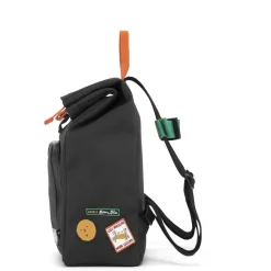 Dusq | Mini Bag | Canvas | Night Black + Fresh Orange