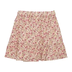 Enfant | Skirt Flower Woven | Rose Dust