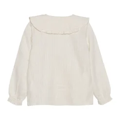 Enfant | Woven Blouse Collar | Sandshell