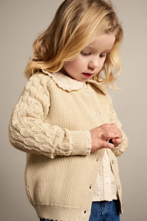 Enfant | Woven Blouse Collar | Sandshell
