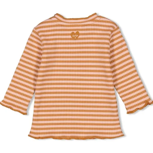 Feetje | Longsleeve Streep | Camel