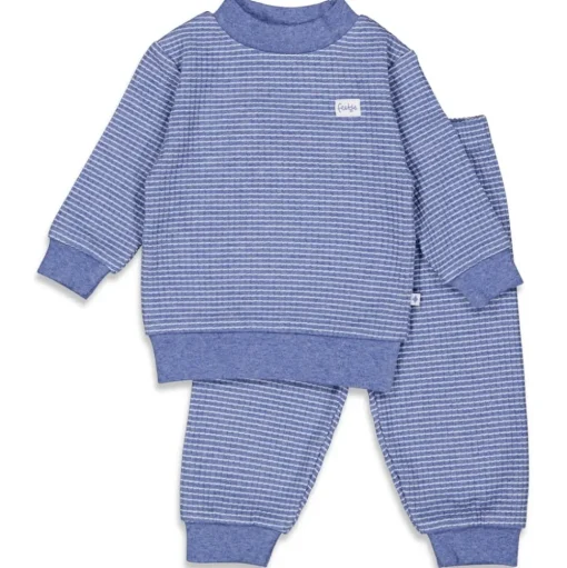 Feetje | Wafel Pyjama | Blue Melange