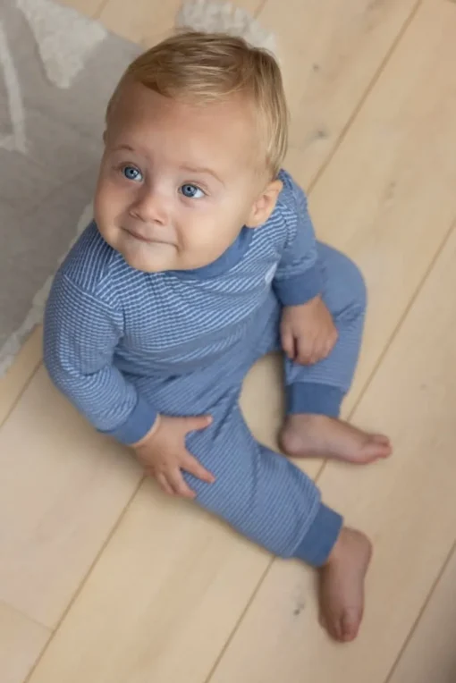 Feetje | Wafel Pyjama | Blue Melange