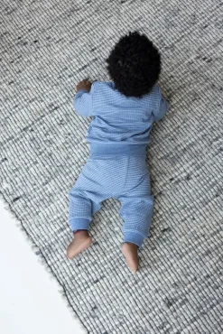 Feetje | Wafel Pyjama | Blue Melange