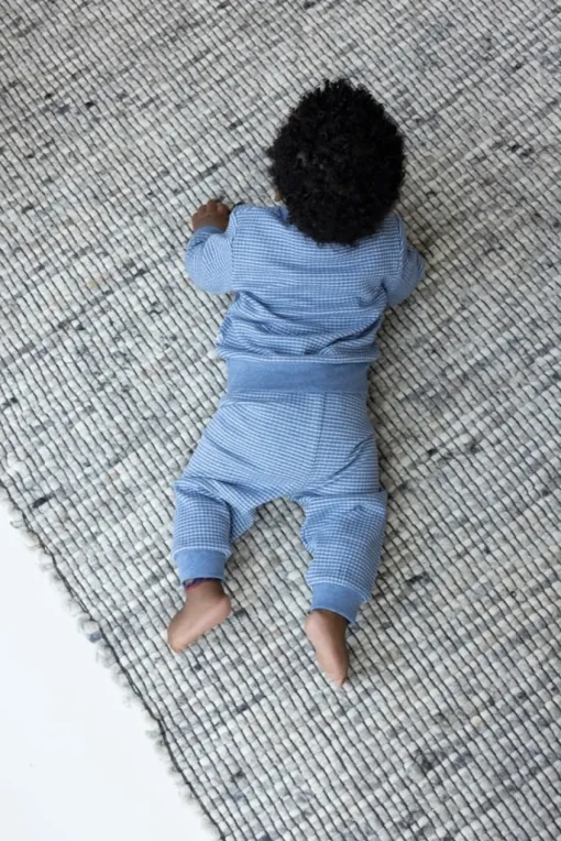 Feetje | Wafel Pyjama | Blue Melange