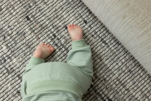 Feetje | Wafel Pyjama | Groen Melange