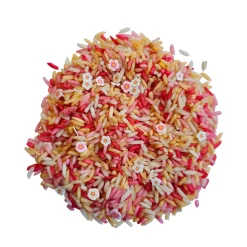 Grennn | 500 Gram Speelrijst | Pink Flower Mix