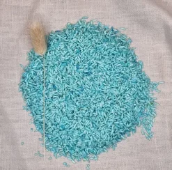 Grennn | 250 Gram Speelrijst Uni | Licht Blauw