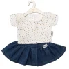 Hollie | Poppen Rok En Shirt | Jeans + Dots