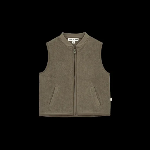House Of Jamie | Fleece Bodywarmer | Mushroom