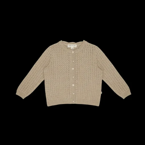 House Of Jamie | Knitted Cardigan | Vest Beige