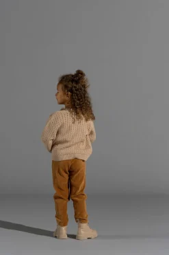 House Of Jamie | Knitted Cardigan | Vest Beige