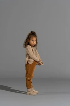House Of Jamie | Knitted Cardigan | Vest Beige