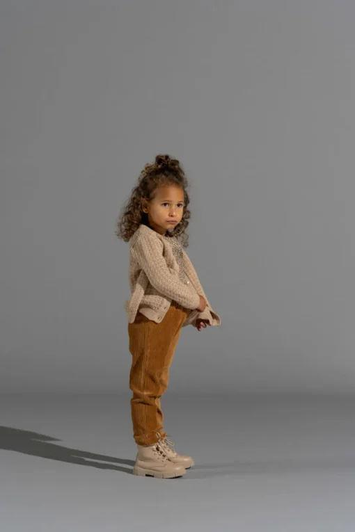 House Of Jamie | Knitted Cardigan | Vest Beige