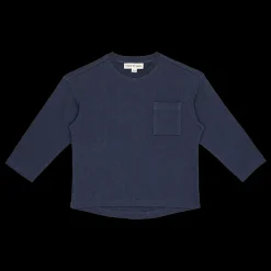 House Of Jamie | Oversized Longsleeve | Blue Soft Waffle
