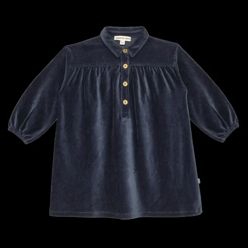 House Of Jamie | Shirt Collar Dress | Classic Blue