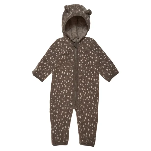 Huttelihut | Allie Pram Suit Soft Wool | Brown