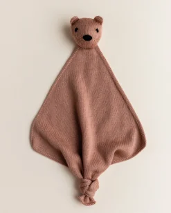 Hvid | Teddy Tokki | Wollen Knuffeldoekje Terracotta