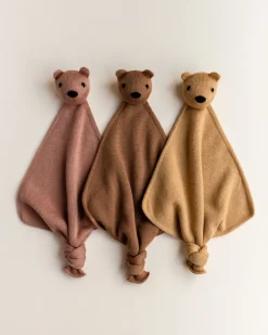 Hvid | Teddy Tokki | Wollen Knuffeldoekje Terracotta