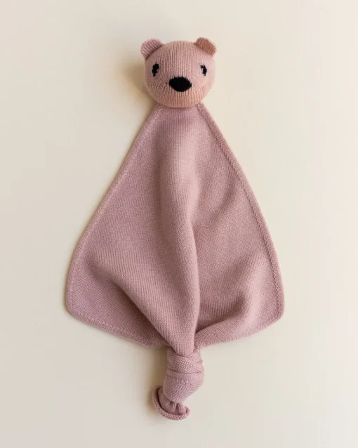 Hvid | Teddy Tokki | Wollen Knuffeldoekje Blush
