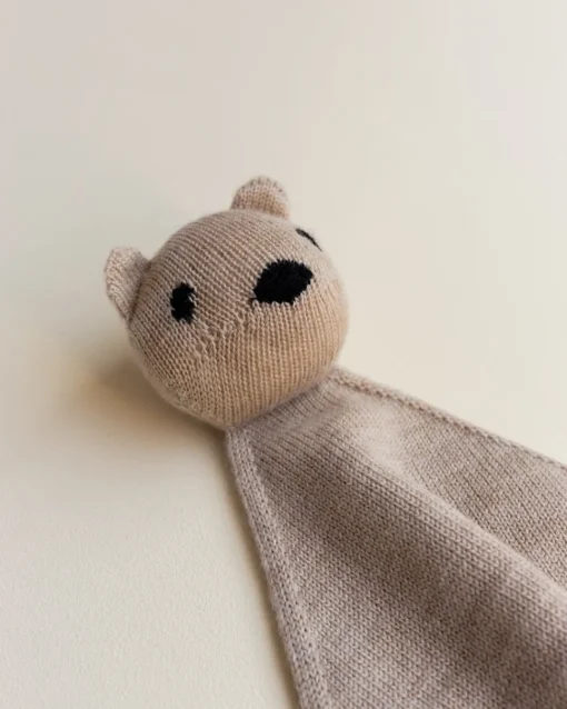 Hvid | Teddy Tokki | Wollen Knuffeldoekje Sand