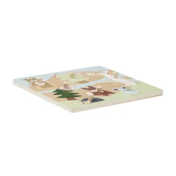 Kid'S Concept | Houten Puzzel Bosdieren Edvin