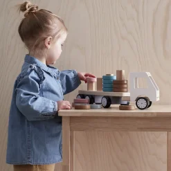 Kid'S Concept | Houten Vrachtwagen Met Ringen Aiden